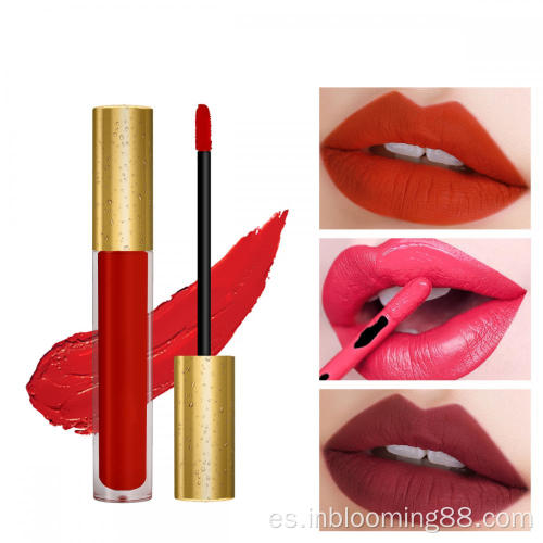 Lip Gloss Gloss Pigmented Lip -Lip -Lipstick líquido Matte